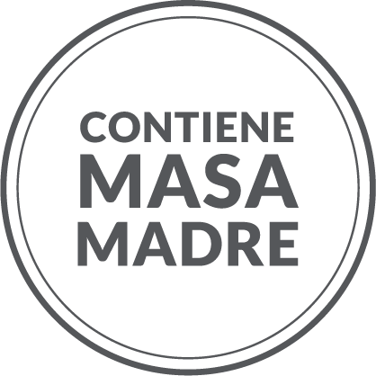 Contiene masa madre            stamp