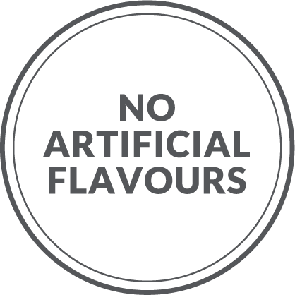 No artificial flavour          stamp