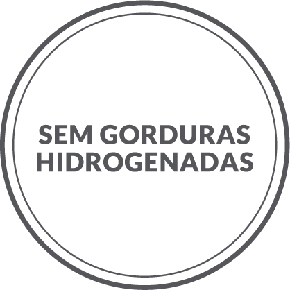 Sem gorduras hidrogenadas      stamp